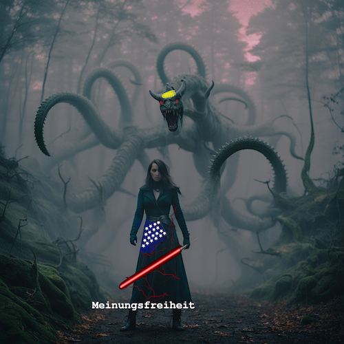 Cartoon: last fight (medium) by ab tagged usa,presse,freiheit,zensur,us,trump,press,censor,tv,show,late,night,media,controll,speech,freedom,diktatur,hass,gewalt,president,präsident