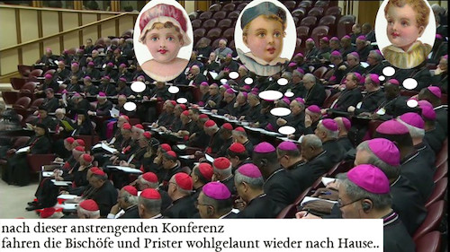 Cartoon: missbrauchskonferenz (medium) by ab tagged vatikan,rom,papst,prister,bischof,missbrauch,kinder