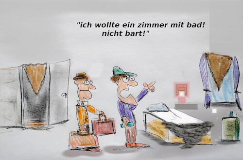 Cartoon: nachsaison (medium) by ab tagged urlaub,sommer,ende,saison