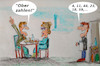 Cartoon: gestern im gasthaus (small) by ab tagged gast,restaurant,gasthaus,essen,bedienung