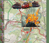 Cartoon: stauparty (small) by ab tagged brenner,autobahn,verkehr,österreich,italien,bayern,transit,lärm,dreck,auto,lkw