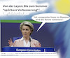 Cartoon: voll ehrlich (small) by ab tagged corona,eu,sommer,deutschland,vonderleyen,minister,frau,politik