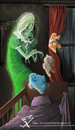 Cartoon: Ghost in The Bedroom (small) by ionutbucur tagged lunar park bret easton ellis ghost toys illustration