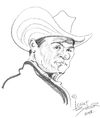 Cartoon: Tommy Lee (small) by ionutbucur tagged texas,tommy,lee,jones,cowboy