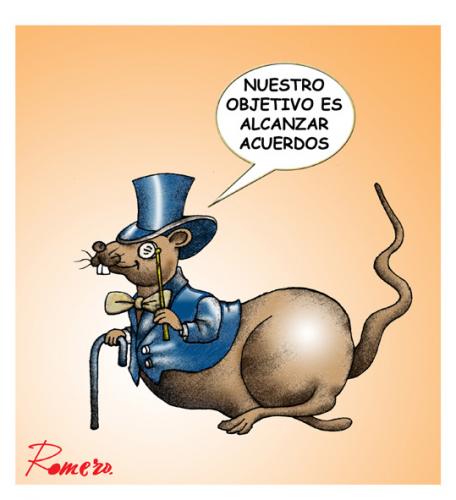Cartoon: Diplomatico (medium) by Romero tagged politica