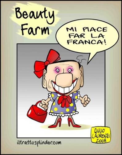Cartoon: Beauty Farm (medium) by Giulio Laurenzi tagged berlusconi