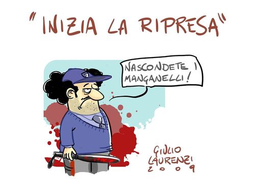 Cartoon: La crisi e finita (medium) by Giulio Laurenzi tagged politics