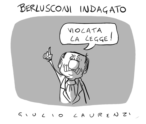 Cartoon: La Legge Sono Io (medium) by Giulio Laurenzi tagged legge