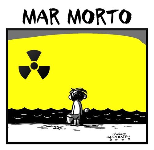 Cartoon: Mar Morto (medium) by Giulio Laurenzi tagged mar,morto