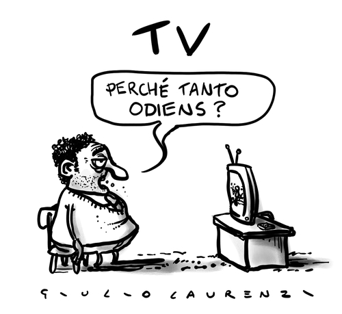 Cartoon: Odiens (medium) by Giulio Laurenzi tagged odiens