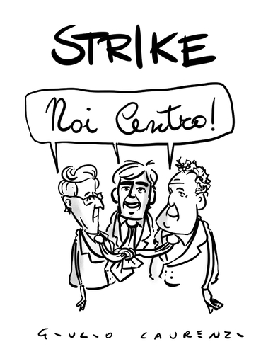 Cartoon: Palla al centro (medium) by Giulio Laurenzi tagged palla,al,centro