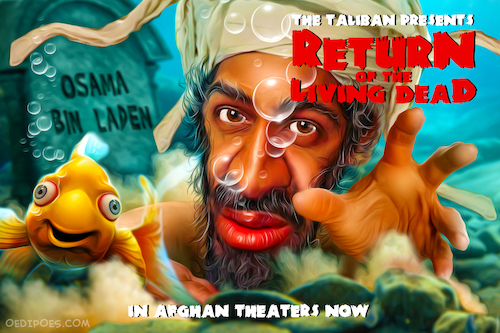 Cartoon: Return of the Living Dead (medium) by Bart van Leeuwen tagged afghanistan,taliban,osama,bin,laden,islam