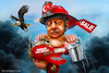 Cartoon: Forest Fires Erdogan (small) by Bart van Leeuwen tagged forest,fires,turkey,erdogan,water,bomber,economy