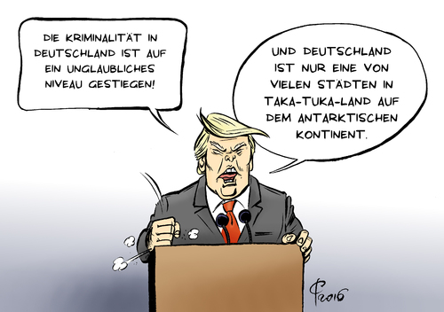 Cartoon: Abschreckendes Beispiel (medium) by Paolo Calleri tagged usa,wahlkampf,praesidentschaft,praesident,vereinigte,staaten,amerika,kandidat,donald,trump,zuwanderung,zuwanderungspolitik,negativbesipiel,vorbild,warnung,deutschland,kriminalitaet,geografie,populismus,hetze,karikatur,cartoon,paolo,calleri,usa,wahlkampf,praesidentschaft,praesident,vereinigte,staaten,amerika,kandidat,donald,trump,zuwanderung,zuwanderungspolitik,negativbesipiel,vorbild,warnung,deutschland,kriminalitaet,geografie,populismus,hetze,karikatur,cartoon,paolo,calleri