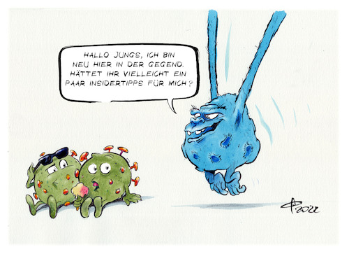 Cartoon: Affenpocken (medium) by Paolo Calleri tagged welt,europa,deutschland,gesundheit,affenpocken,virus,zoonose,corona,pandemie,covid,karikatur,cartoon,paolo,calleri,welt,europa,deutschland,gesundheit,affenpocken,virus,zoonose,corona,pandemie,covid,karikatur,cartoon,paolo,calleri