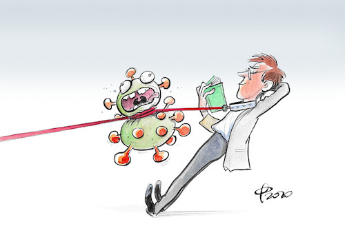 Cartoon: Bewegungseinschränkungen (medium) by Paolo Calleri tagged welt,eu,deutschland,corona,virus,covid,19,neuinfektionen,infektionen,hotspots,bundesregierung,bundeslaender,lockdown,shutdown,beschraenkungen,coronaleine,abstand,kontakte,hygiene,gesellschaft,arbeit,wirtschaft,soziales,eindaemmung,pandemie,gesundheit,karikatur,cartoon,paolo,calleri,welt,eu,deutschland,corona,virus,covid,19,neuinfektionen,infektionen,hotspots,bundesregierung,bundeslaender,lockdown,shutdown,beschraenkungen,coronaleine,abstand,kontakte,hygiene,gesellschaft,arbeit,wirtschaft,soziales,eindaemmung,pandemie,gesundheit,karikatur,cartoon,paolo,calleri