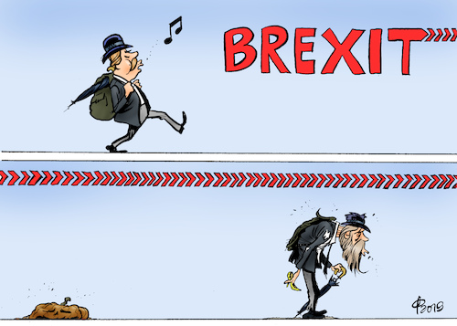 Cartoon: Brexit-Marsch (medium) by Paolo Calleri tagged eu,grossbritannien,uk,verinigtes,koenigreich,gb,brexit,austritt,gemeinschaft,premier,premierminister,boris,johnson,parlament,deal,verschiebung,oktober,halloween,wirtschaft,politik,referendum,neuwahlen,demokratie,bruessel,brief,antrag,karikatur,cartoon,paolo,calleri,eu,grossbritannien,uk,verinigtes,koenigreich,gb,brexit,austritt,gemeinschaft,premier,premierminister,boris,johnson,parlament,deal,verschiebung,oktober,halloween,wirtschaft,politik,referendum,neuwahlen,demokratie,bruessel,brief,antrag,karikatur,cartoon,paolo,calleri