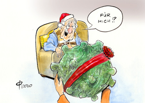 Cartoon: Das wär doch nicht nötig gewesen (medium) by Paolo Calleri tagged welt,eu,deutschland,lockdown,light,weihnachten,lockerungen,feiertage,silvester,treffen,familiebn,risikogruppen,alte,gesundheit,infektionen,neuinfektionen,covid,19,corona,christentum,brauchtum,gefahr,leichtsinn,ansteckungen,karikatur,cartoon,paolo,calleri,welt,eu,deutschland,lockdown,light,weihnachten,lockerungen,feiertage,silvester,treffen,familiebn,risikogruppen,alte,gesundheit,infektionen,neuinfektionen,covid,19,corona,christentum,brauchtum,gefahr,leichtsinn,ansteckungen,karikatur,cartoon,paolo,calleri