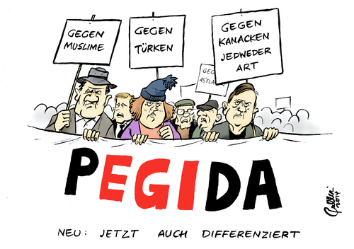 Cartoon: Differenziert (medium) by Paolo Calleri tagged deutschland,eu,europa,bewegung,demonstration,demonstranten,pegida,patriotische,europäer,gegen,die,islamisierung,des,abendlandes,rechtsextreme,neonazis,gedankengut,ausländerfeindlichkeit,differenzierung,politikverdrossenheit,islam,islamophobie,fremdenfeindlichkeit,muslime,flüchtlinge,ressentiments,verharmlosung,karikatur,cartoon,paolo,calleri,deutschland,eu,europa,bewegung,demonstration,demonstranten,pegida,patriotische,europäer,gegen,die,islamisierung,des,abendlandes,rechtsextreme,neonazis,gedankengut,ausländerfeindlichkeit,differenzierung,politikverdrossenheit,islam,islamophobie,fremdenfeindlichkeit,muslime,flüchtlinge,ressentiments,verharmlosung,karikatur,cartoon,paolo,calleri