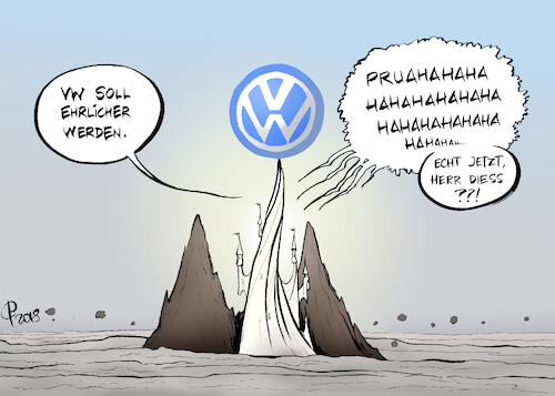 Cartoon: Elfenbeinturm (medium) by Paolo Calleri tagged deutschland,industrie,wirtschaft,automobil,automobilindustrie,volkswagen,herbert,diess,chef,konzern,konzernumbau,umbau,diesel,dieselskandal,software,abgase,karikatur,cartoon,paolo,calleri,deutschland,industrie,wirtschaft,automobil,automobilindustrie,volkswagen,herbert,diess,chef,konzern,konzernumbau,umbau,diesel,dieselskandal,software,abgase,karikatur,cartoon,paolo,calleri