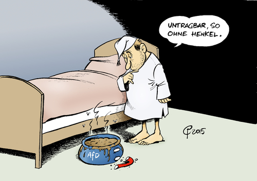 Cartoon: Henkel-Rücktritt (medium) by Paolo Calleri tagged deutschland,parteien,alternative,fuer,afd,parteivize,olaf,henkel,ruecktritt,bundesvorstand,rechtspopulisten,rechtspopulismus,rechtsideologen,richtungsstreit,alexander,gauland,karikatur,cartoon,paolo,calleri,deutschland,parteien,alternative,fuer,afd,parteivize,olaf,henkel,ruecktritt,bundesvorstand,rechtspopulisten,rechtspopulismus,rechtsideologen,richtungsstreit,alexander,gauland,karikatur,cartoon,paolo,calleri