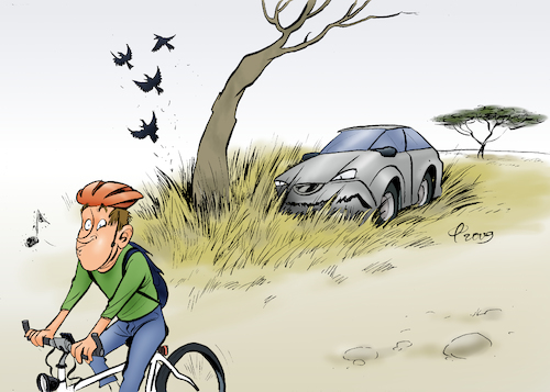 Cartoon: Im Reich der wilden Tiere (medium) by Paolo Calleri tagged deutschland,staedte,kommunen,verkehr,fahrrad,radler,umfrage,fahrradfahrer,fahrradklima,test,auto,verkehrsteilnehmer,falschparker,adfc,sicherheit,radwege,karikatur,cartoon,paolo,calleri,deutschland,staedte,kommunen,verkehr,fahrrad,radler,umfrage,fahrradfahrer,fahrradklima,test,auto,verkehrsteilnehmer,falschparker,adfc,sicherheit,radwege,karikatur,cartoon,paolo,calleri