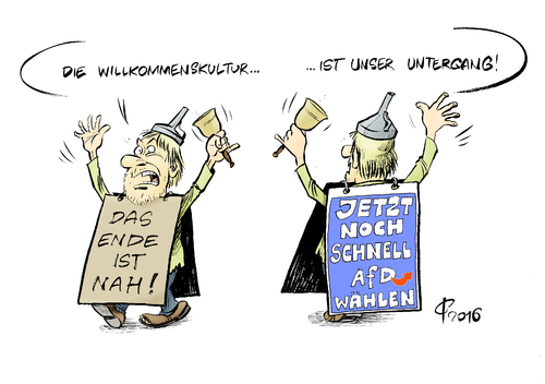 Cartoon: In eigener Sache (medium) by Paolo Calleri tagged deutschland,muenchen,wuerzburg,ansbach,immigration,fluechtlinge,amok,amoklaeufe,opfer,parteien,netzwerke,twitter,tweets,stimmungsmache,wahlkampf,willkommenskultur,auslaenderfeindlich,islamophob,islamfeindlich,afd,alternative,fuer,karikatur,cartoon,paolo,calleri,deutschland,muenchen,wuerzburg,ansbach,immigration,fluechtlinge,amok,amoklaeufe,opfer,parteien,netzwerke,twitter,tweets,stimmungsmache,wahlkampf,willkommenskultur,auslaenderfeindlich,islamophob,islamfeindlich,afd,alternative,fuer,karikatur,cartoon,paolo,calleri