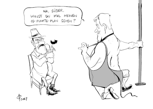 Lapdance und Lederhose