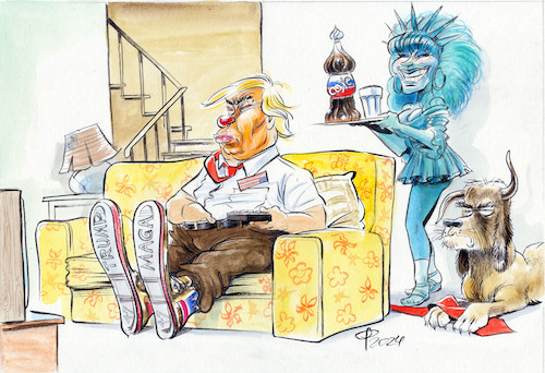 Cartoon: Make Schuhverkäufer great again (medium) by Paolo Calleri tagged usa,wahlen,praesidentschaft,wahlkampf,kandidat,republikaner,finanzen,schuhe,sneaker,trump,politik,karikatur,cartoon,paolo,calleri,usa,wahlen,praesidentschaft,wahlkampf,kandidat,republikaner,finanzen,schuhe,sneaker,trump,politik,karikatur,cartoon,paolo,calleri