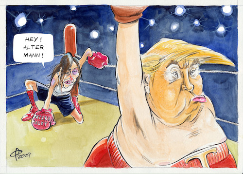 Cartoon: Noch nicht fertig (medium) by Paolo Calleri tagged usa,praesidentschaft,vorwahlen,wahlkampf,republikaner,trump,haley,south,trumpismus,demokratie,kandidatur,politik,karikatur,cartoon,paolo,calleri,usa,praesidentschaft,vorwahlen,wahlkampf,republikaner,trump,haley,south,trumpismus,demokratie,kandidatur,politik,karikatur,cartoon,paolo,calleri