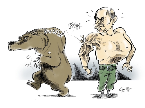 Cartoon: Luft ablassen (medium) by Paolo Calleri tagged opposition,wahlkampf,manipulationsvorwürfe,verluste,einiges,parlamentswahl,wahl,duma,putin,wladimir,russland,russland,putin,wahl,parlamentswahl,einiges,duma,verluste,wahlkampf,opposition