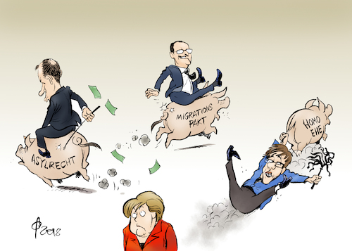 Cartoon: Säue 2 (medium) by Paolo Calleri tagged deutschland,parteien,cdu,union,kandidaten,parteivorsitz,friedrich,merz,jens,spahn,annegret,kramp,karrenbauer,akk,homoehe,inzest,inzucht,homophob,homosexualitaet,schwule,lesben,ehe,asyl,asyldebatte,asylrecht,grundgesetz,migrationspakt,un,vereinte,nationen,bundeskazlerin,angela,merkel,karikatur,cartoon,paolo,calleri,deutschland,parteien,cdu,union,kandidaten,parteivorsitz,friedrich,merz,jens,spahn,annegret,kramp,karrenbauer,akk,homoehe,inzest,inzucht,homophob,homosexualitaet,schwule,lesben,ehe,asyl,asyldebatte,asylrecht,grundgesetz,migrationspakt,un,vereinte,nationen,bundeskazlerin,angela,merkel,karikatur,cartoon,paolo,calleri