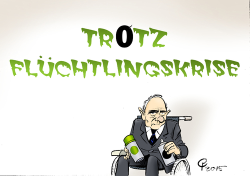 Cartoon: Schwarzmaler (medium) by Paolo Calleri tagged deutschland,finanzen,wirtschaft,bundesregierung,bundesfinanzminister,schwarze,null,bundeshaushalt,schulden,fluechtlinge,fluechtlingskrise,fluechtlingslawine,lawine,vergleich,panikmache,panik,karikatur,cartoon,paolo,calleri,deutschland,finanzen,wirtschaft,bundesregierung,bundesfinanzminister,schwarze,null,bundeshaushalt,schulden,fluechtlinge,fluechtlingskrise,fluechtlingslawine,lawine,vergleich,panikmache,panik,karikatur,cartoon,paolo,calleri