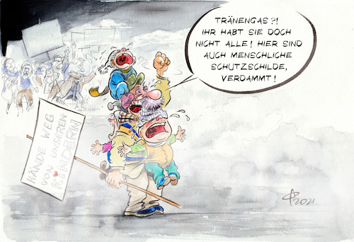 Cartoon: Spaziergänger (medium) by Paolo Calleri tagged welt,eu,deutschland,covid,corona,demonstrationen,impfgegner,coronaleugner,radikalisierung,neuinfektionen,kinder,schutzschilde,polizei,traenengas,pfefferspray,wirtschaft,gesellschaft,karikatur,cartoon,paolo,calleri,welt,eu,deutschland,covid,corona,demonstrationen,impfgegner,coronaleugner,radikalisierung,neuinfektionen,kinder,schutzschilde,polizei,traenengas,pfefferspray,wirtschaft,gesellschaft,karikatur,cartoon,paolo,calleri