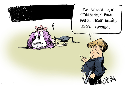 Cartoon: Sterbender Schavan (medium) by Paolo Calleri tagged kar,wahlen,wahlkampf,politik,bundestagswahl,promotion,dissertation,plagiatsvorwurf,plagiat,duesseldorf,universitaet,doktorwuerde,titel,doktor,cdu,merkel,angela,kanzlerin,bundeskanzlerin,ruecktritt,schavan,annette,bildung,forschung,bundesbildungsministerin,bundesbildungsministerin,forschung,bildung,annette,schavan,ruecktritt,bundeskanzlerin,kanzlerin,angela,merkel,cdu,doktor,titel,doktorwuerde,universitaet,duesseldorf,plagiat,plagiatsvorwurf,dissertation,promotion,bundestagswahl,politik,wahlkampf,wahlen,karikatur,paolo,calleri