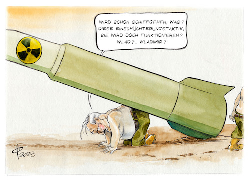 Cartoon: Stütze (medium) by Paolo Calleri tagged russland,belarus,weissrussland,atomwaffen,taktische,putin,lukaschenko,ukraine,krieg,nato,westen,einschuechterung,militaer,politik,karikatur,cartoon,paolo,calleri,russland,belarus,weissrussland,atomwaffen,taktische,putin,lukaschenko,ukraine,krieg,nato,westen,einschuechterung,militaer,politik,karikatur,cartoon,paolo,calleri