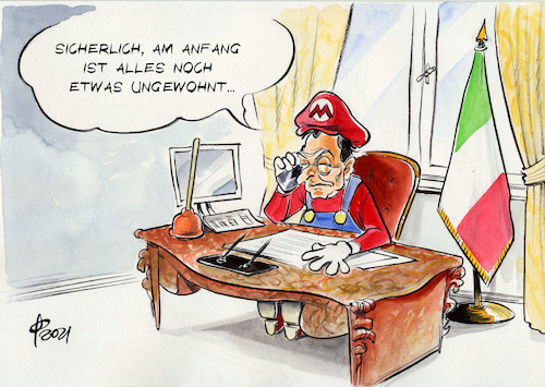 Cartoon: Super Mario (medium) by Paolo Calleri tagged europa,eu,italien,regierung,ministerpraesident,mario,draghi,vertrauensvotum,abgeordnete,senat,gesellschaft,umwelt,arbeit,soziales,finanzen,wirtschaft,covid,19,corona,pandemie,kosten,karikatur,cartoon,paolo,calleri,europa,eu,italien,regierung,ministerpraesident,mario,draghi,vertrauensvotum,abgeordnete,senat,gesellschaft,umwelt,arbeit,soziales,finanzen,wirtschaft,covid,19,corona,pandemie,kosten,karikatur,cartoon,paolo,calleri