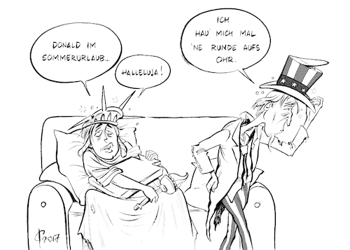Trumps Sommerurlaub