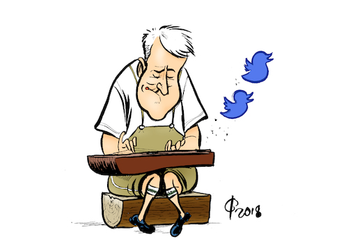 Cartoon: Twitterhorsti (medium) by Paolo Calleri tagged deutschland,twitter,medien,kurznachrichtendienst,bundesinneminister,horst,seehofer,zither,asyl,asyldebatte,fluechtlinge,wahlen,meinung,soziale,netzwerke,karikatur,cartoon,paolo,calleri,deutschland,twitter,medien,kurznachrichtendienst,bundesinneminister,horst,seehofer,zither,asyl,asyldebatte,fluechtlinge,wahlen,meinung,soziale,netzwerke,karikatur,cartoon,paolo,calleri