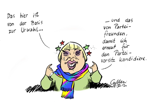 Cartoon: Unter Freunden (medium) by Paolo Calleri tagged candystorm,wähler,kandidatur,bundesvorstand,parteifreunde,partei,drängen,klatsche,niederlage,parteichefin,parteivorsitz,roth,claudia,eckardt,göring,trittin,spitzenkandidat,2013,bundestagswahl,urwahl,grünen,die,90,bündnis,bündnis,90,die,grünen,urwahl,bundestagswahl,2012,spitzenkandidat,trittin,göring,eckardt,claudia,rotz,parteivorsitz,parteichefin,niederlage,klatsche,drängen,partei,parteifreunde,bundesvorstand,kandidatur,wähler,candystorm