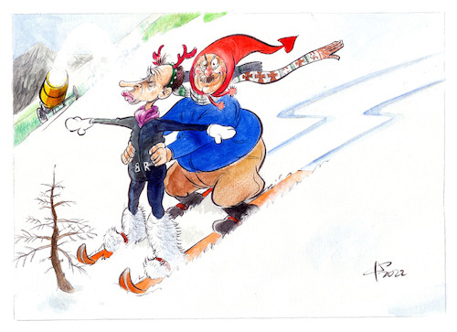 Cartoon: Winter Wonderrepublik Deutschl. (medium) by Paolo Calleri tagged deutschland,parteien,cdu,merz,afd,verbot,demokratie,wirtschaft,wahlen,politik,rechtsextremismus,karikatur,cartoon,paolo,calleri,deutschland,parteien,cdu,merz,afd,verbot,demokratie,wirtschaft,wahlen,politik,rechtsextremismus,karikatur,cartoon,paolo,calleri