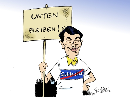 Cartoon: Wutbürgerlicher (medium) by Paolo Calleri tagged scheitern,transfergesellschaft,auffanggesellschaften,verhandlungen,hilfen,pleite,schlecker,drogeriemarkt,drogeriemarktkette,rösler,philipp,bayern,liberale,fdp,arbeitslosigkeit,fdp,liberale,bayern,rösler,drogeriemarkt,schlecker,verhandlungen