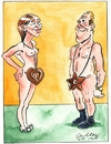 Cartoon: Ausstecherle (small) by Paolo Calleri tagged weihnachten sex erotik backen gebaeck mann frau christmas
