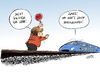 Cartoon: Rammbock (small) by Paolo Calleri tagged bundeskanzlerin,angela,merkel,eu,euro,eurozone,eurokrise,eurobonds,absage,schuldenkrise,vergemeinschaftung,haftung,fiskalunion,gipfel,mitgliedsstaaten