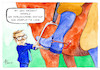 Cartoon: Steigbügel (small) by Paolo Calleri tagged deutschland,parteien,politik,bundesparteitag,cdu,linnemann,generalsekretaer,demokratie,gruene,koalitionen,ampel,opposition,grundsatzprogramm,karikatur,cartoon,paolo,calleri