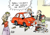 Cartoon: Unfallarzt (small) by Paolo Calleri tagged verkehr,unfall,auto,kfz,arzt,fahrer,gesundheit,panik,karikatur,cartoon,paolo,calleri