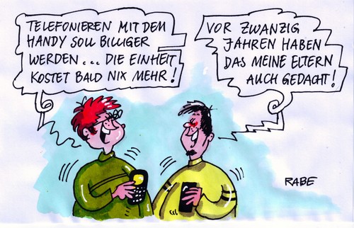 21 Jahre Einheitscartoon