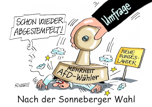 Cartoon: Abgestempelt (medium) by RABE tagged afd,reichsbürger,demokratiefördergesetz,rabe,ralf,böhme,cartoon,karikatur,pressezeichnung,farbcartoon,tagescartoon,rechte,höcke,thüringen,weimar,rede,denkmal,sesselmann,sonneberg,landrat,landratswahl,stempel,umfrage,umfragewerte,ossis,osten,bundesländer,ostdeutschland,afd,reichsbürger,demokratiefördergesetz,rabe,ralf,böhme,cartoon,karikatur,pressezeichnung,farbcartoon,tagescartoon,rechte,höcke,thüringen,weimar,rede,denkmal,sesselmann,sonneberg,landrat,landratswahl,stempel,umfrage,umfragewerte,ossis,osten,bundesländer,ostdeutschland