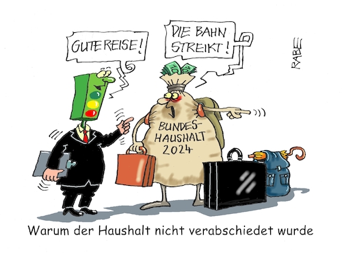 Cartoon: Abschiedsschmerz (medium) by RABE tagged ampelregierung,scholz,spd,grüne,fdp,lindner,kinder,kindergrundsicherung,rabe,ralf,böhme,cartoon,karikatur,pressezeichnung,farbcartoon,tagescartoon,hausmeister,ohren,zähne,haushalt,bundeshaushalt,verabschiedung,schuldenbremse,uneinigkeit,geldsack,scheine,streik,bahnstreik,gdl,lokführer,weselsky,ampelregierung,scholz,spd,grüne,fdp,lindner,kinder,kindergrundsicherung,rabe,ralf,böhme,cartoon,karikatur,pressezeichnung,farbcartoon,tagescartoon,hausmeister,ohren,zähne,haushalt,bundeshaushalt,verabschiedung,schuldenbremse,uneinigkeit,geldsack,scheine,streik,bahnstreik,gdl,lokführer,weselsky