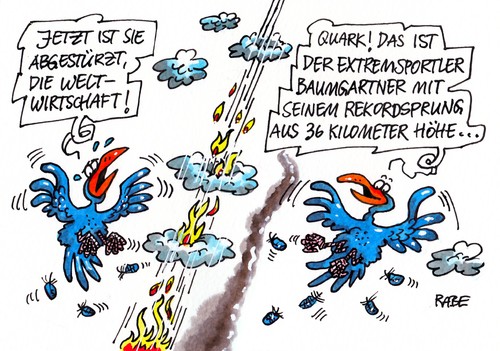 Cartoon: Absturz (medium) by RABE tagged absturz,weltwirtschaft,wirtschaftskrise,merkel,griechenland,schuldenkrise,esm,rettungsschirm,proteste,athen,samaras,konjunktur,extremsportler,absprung,baumgartner,rekordsprung,schallmauer,schallgrenze,fallschirm,absturz,weltwirtschaft,wirtschaftskrise,merkel,griechenland,schuldenkrise,esm,rettungsschirm,proteste,athen,samaras,konjunktur,extremsportler,absprung,baumgartner,rekordsprung,schallmauer,schallgrenze,fallschirm